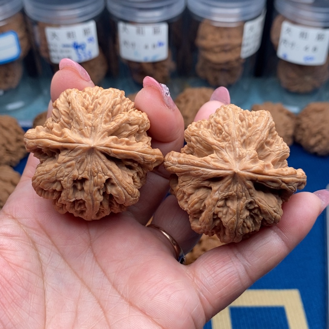 一***救把件文玩核桃粗筋46