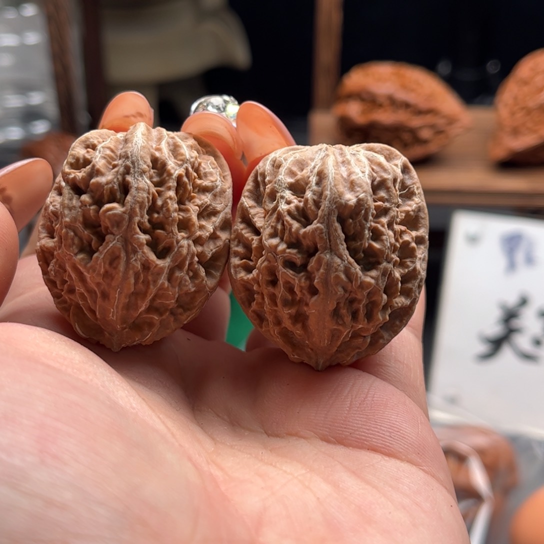 文玩核桃把件关东木子家楸大胖96
