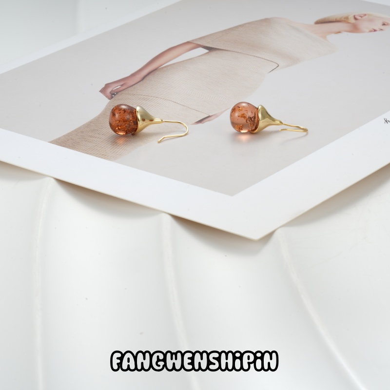 铜合金树脂耳饰 耳环4171