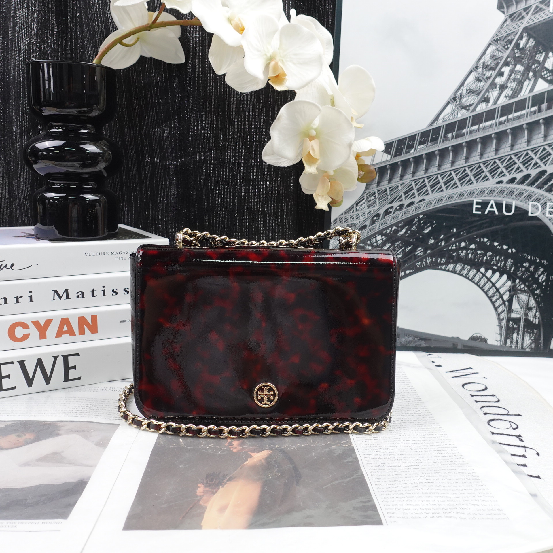 95新 TORY BURCH/汤丽柏琦 单肩包/T_ZY0000  T10260976