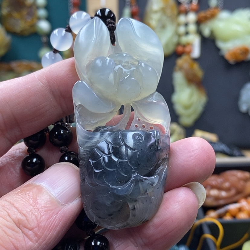 【闪购商品】蛇纹石玉吊坠未镶嵌