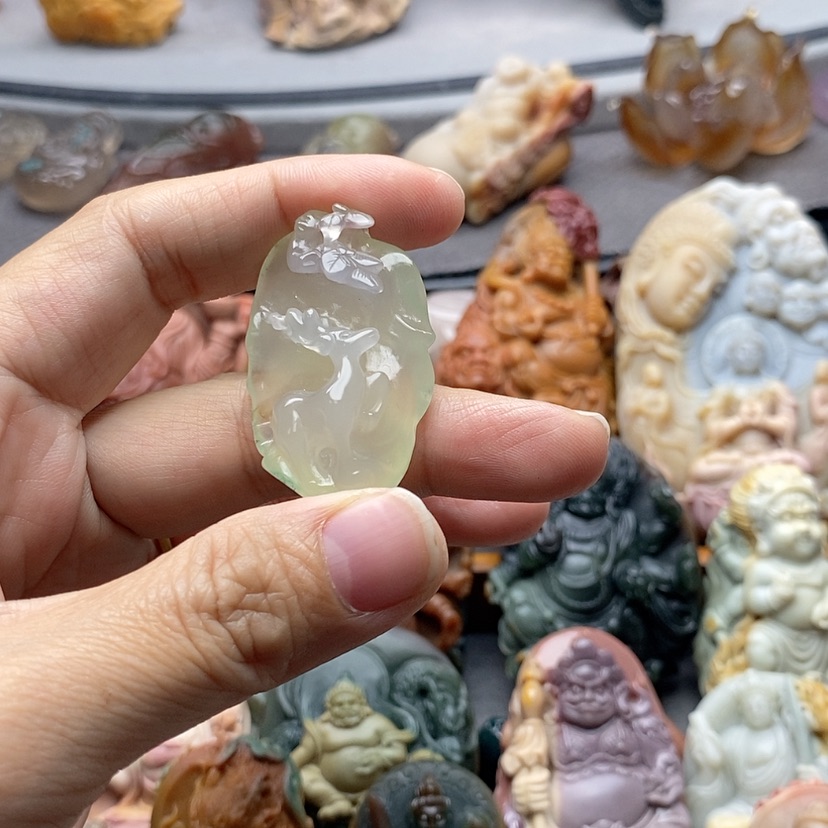 【闪购商品】未镶嵌吊坠定制玛瑙