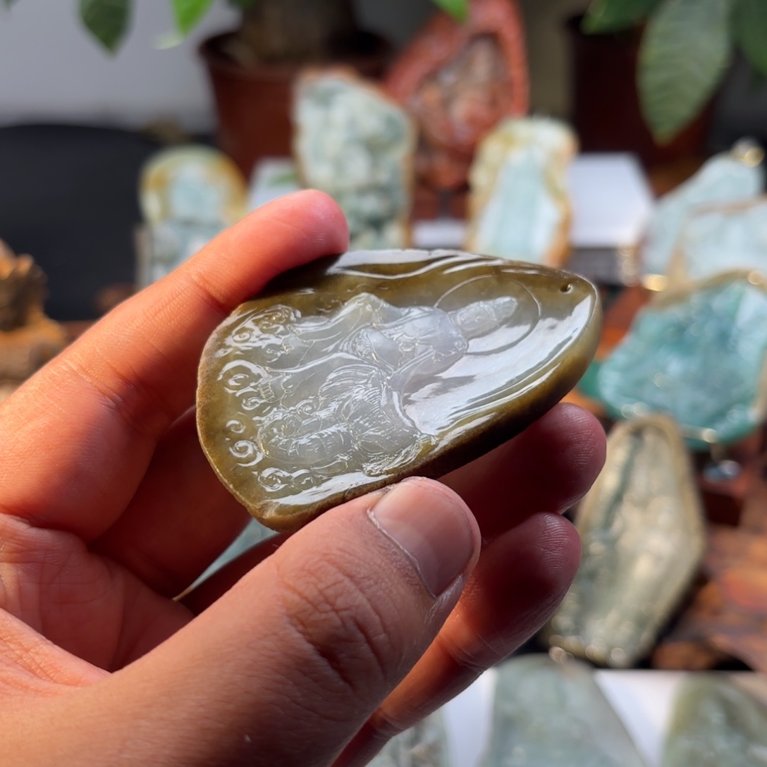 心***定定制翡翠未镶嵌123456