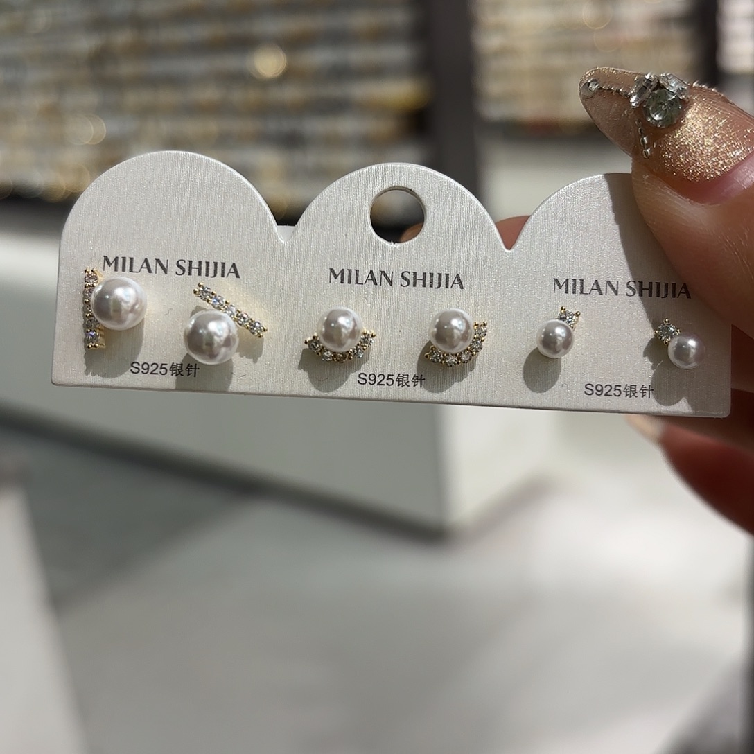 铜合金925银耳钉的