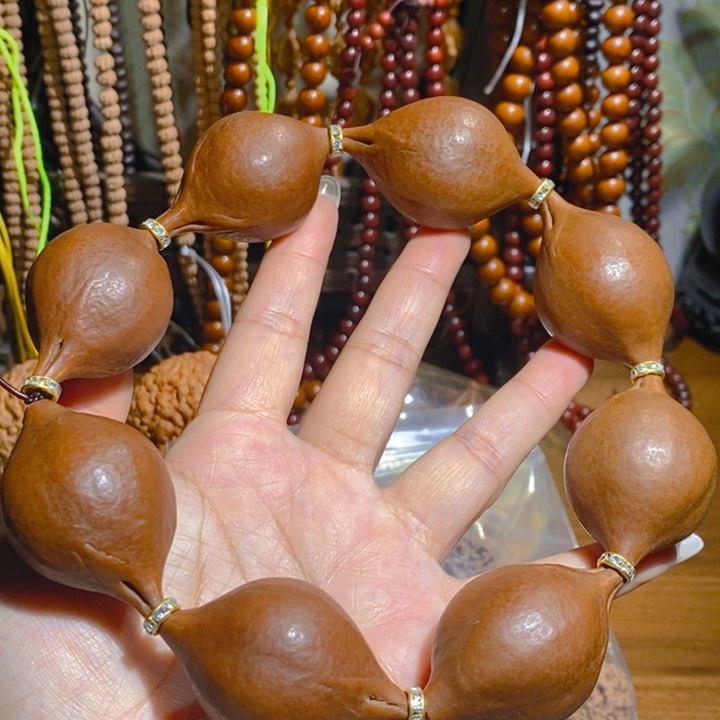 野生大橄榄核手持手串