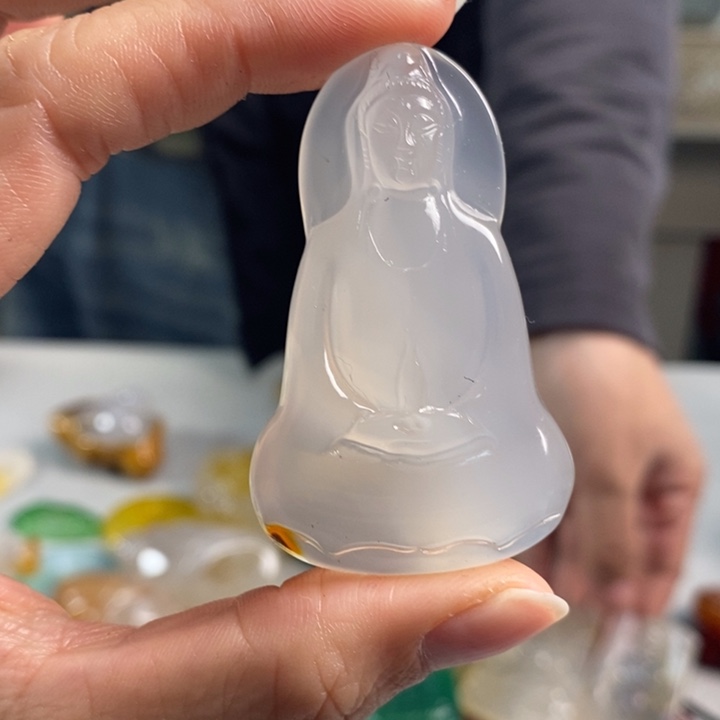 玛瑙/玉髓吊坠(不含链)未镶嵌