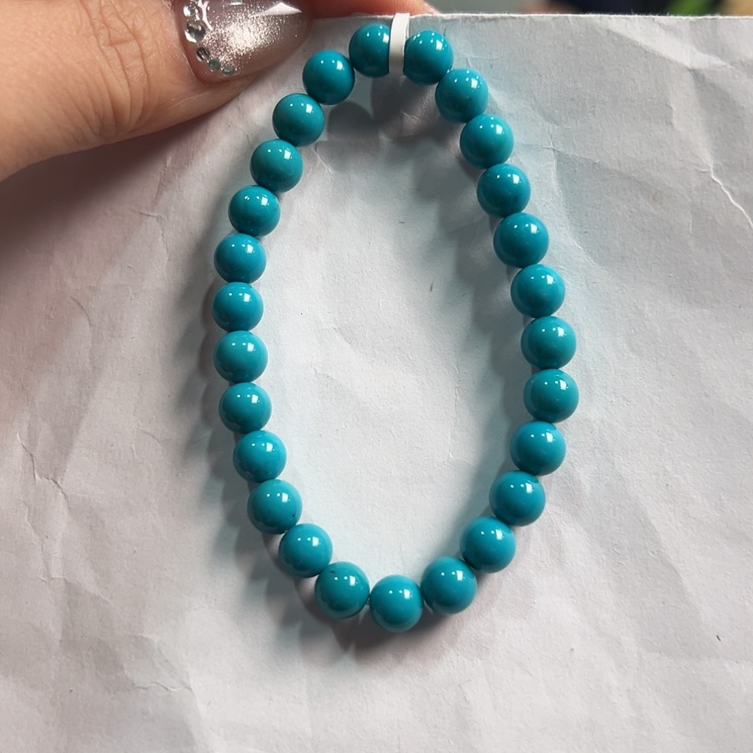 未镶嵌绿松石手串卡7➕