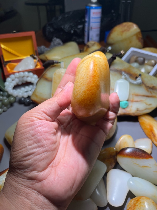 红皮把件原石可把玩可做料