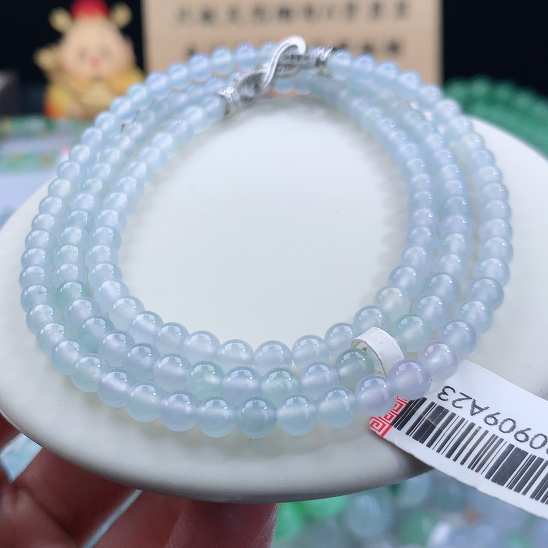翡翠手链未镶嵌卡4.5