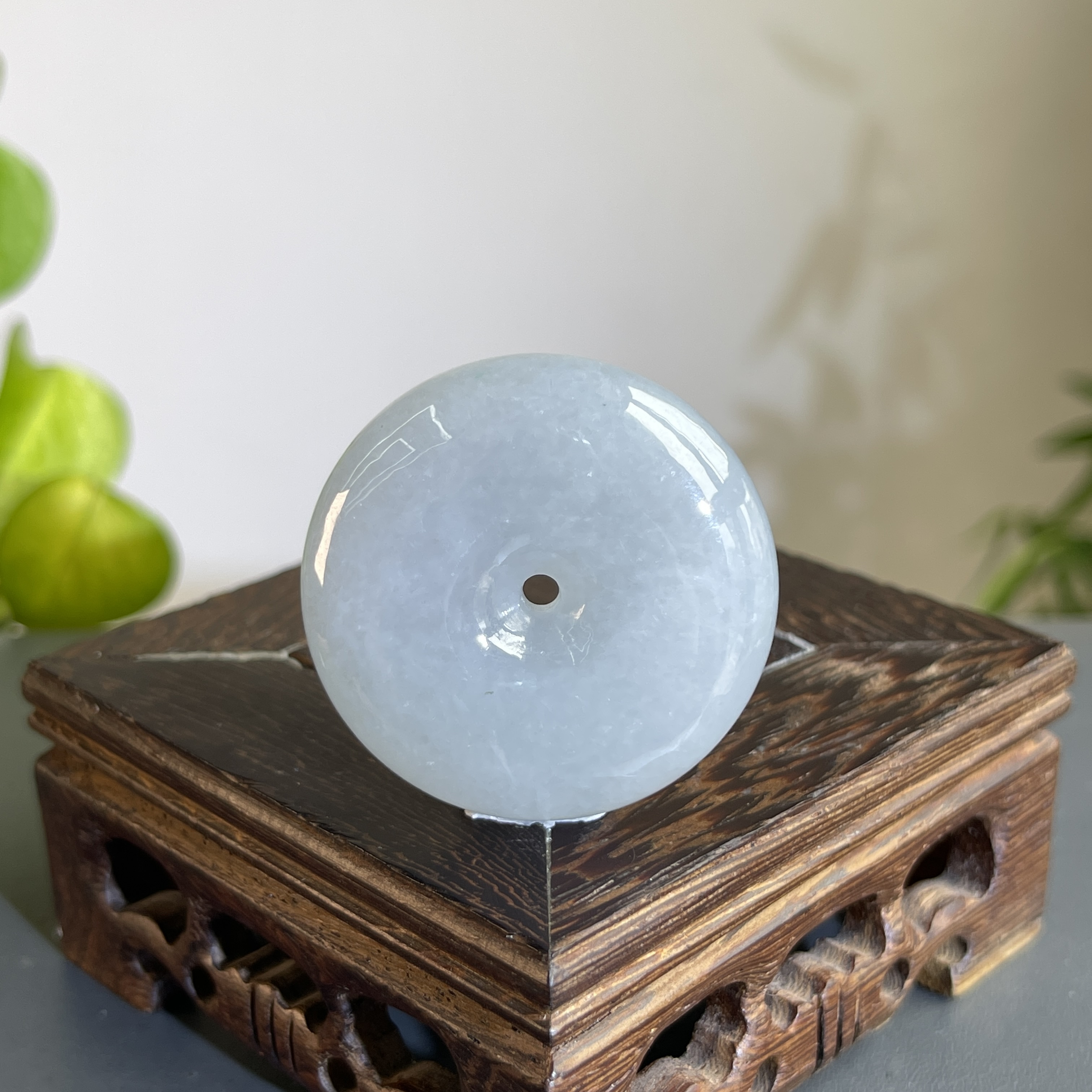 JCW05-77 天然缅甸A货翡翠  平安扣