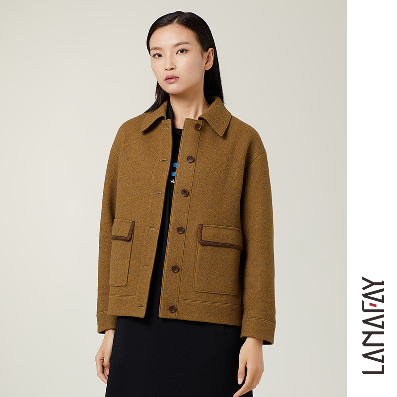 啦娜菲LANAFAY冬季双面外套1D131