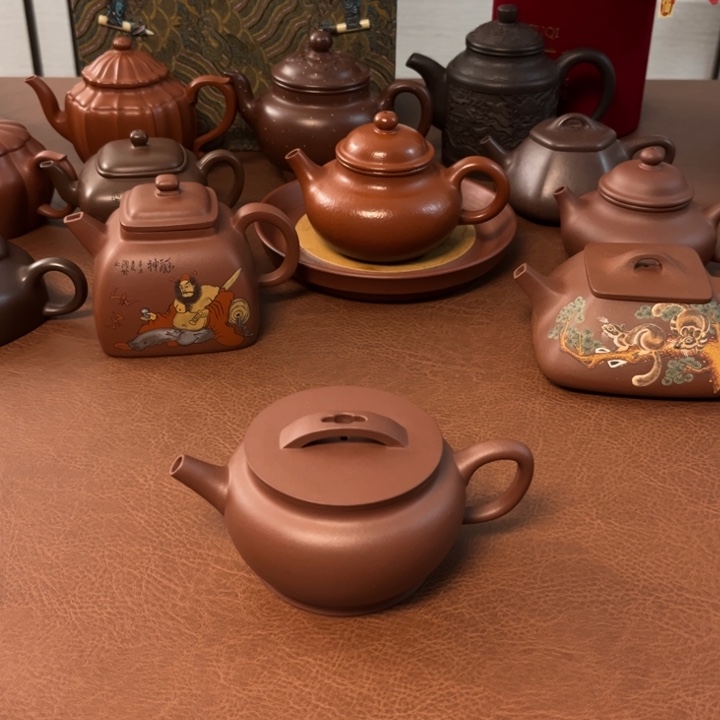 紫砂茶壶星*汉瓦底槽清