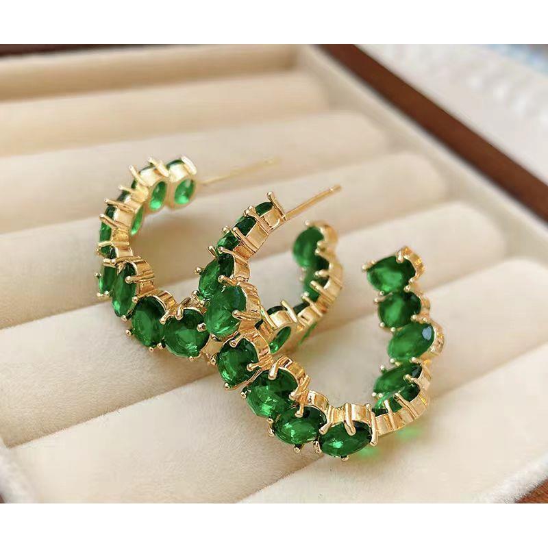 铜合金耳饰 饰 时尚百搭C圈耳环292