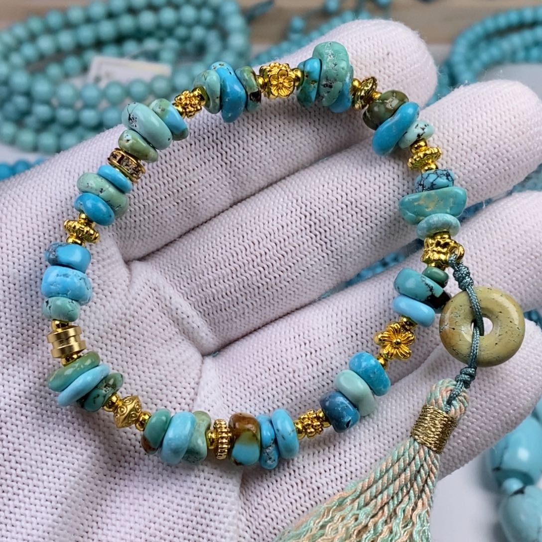 绿松石珠宝奇石未镶嵌