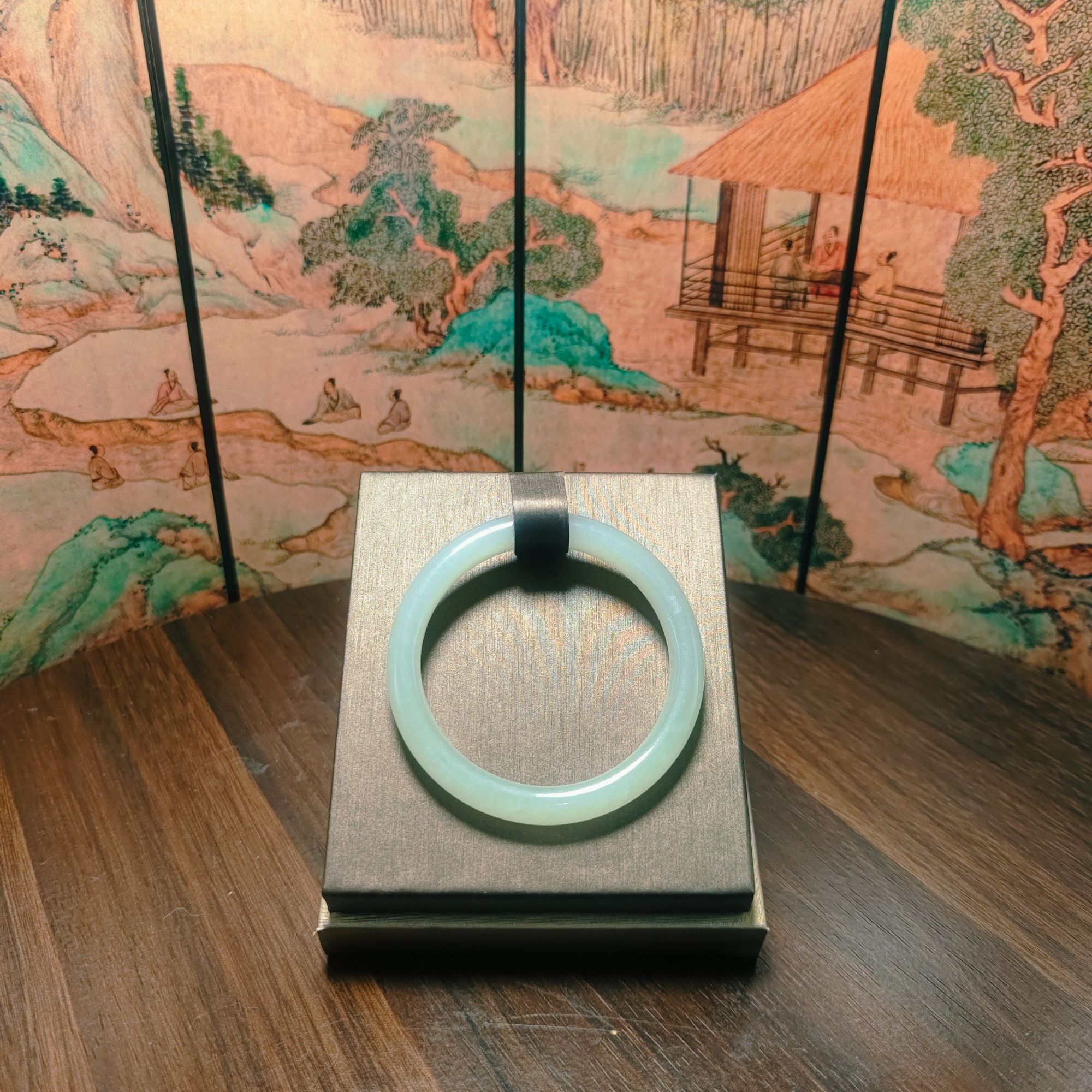 X和田玉手镯（卡52）0232