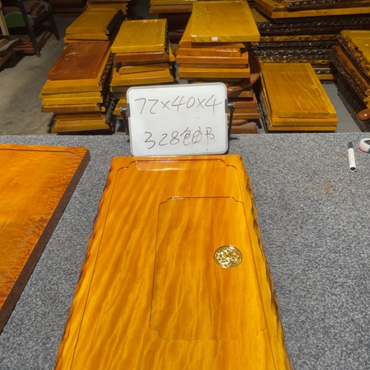 楠木实木家具根雕茶盘