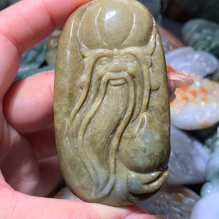 翡翠未镶嵌颈饰保真天然A货翡翠