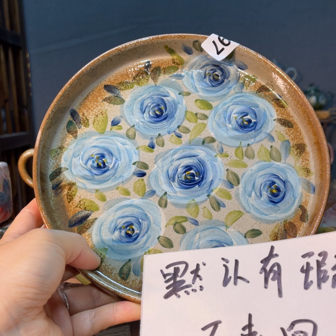 杯素浅陶瓷手工手绘