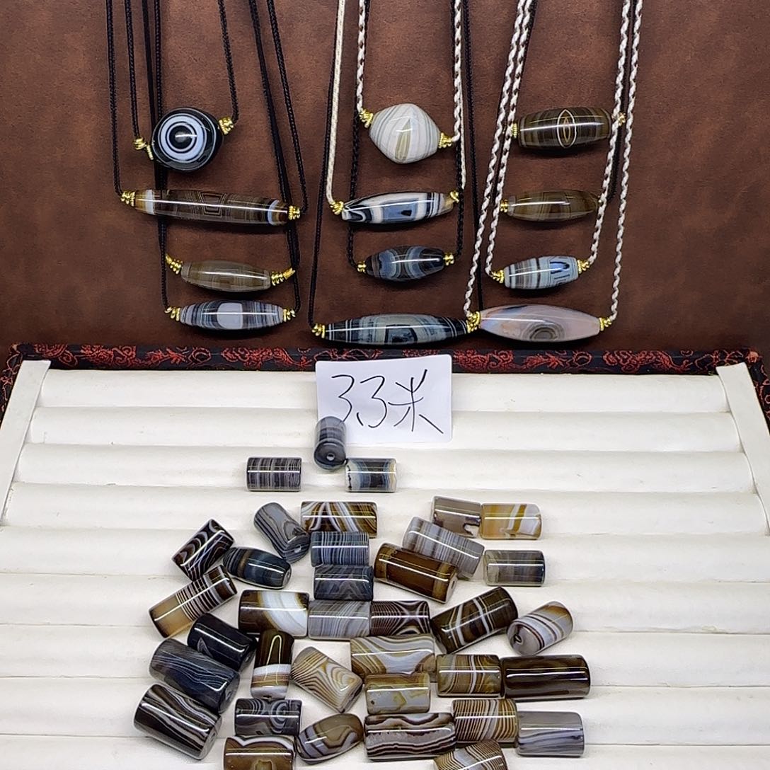 常***厂玛瑙/玉髓未镶嵌颈饰