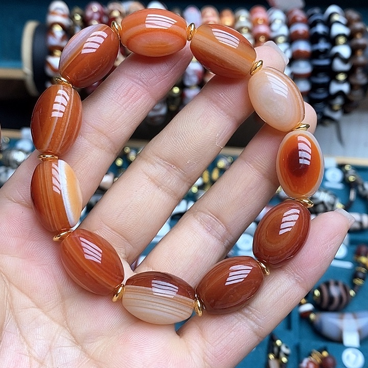 玛瑙/玉髓手链合金