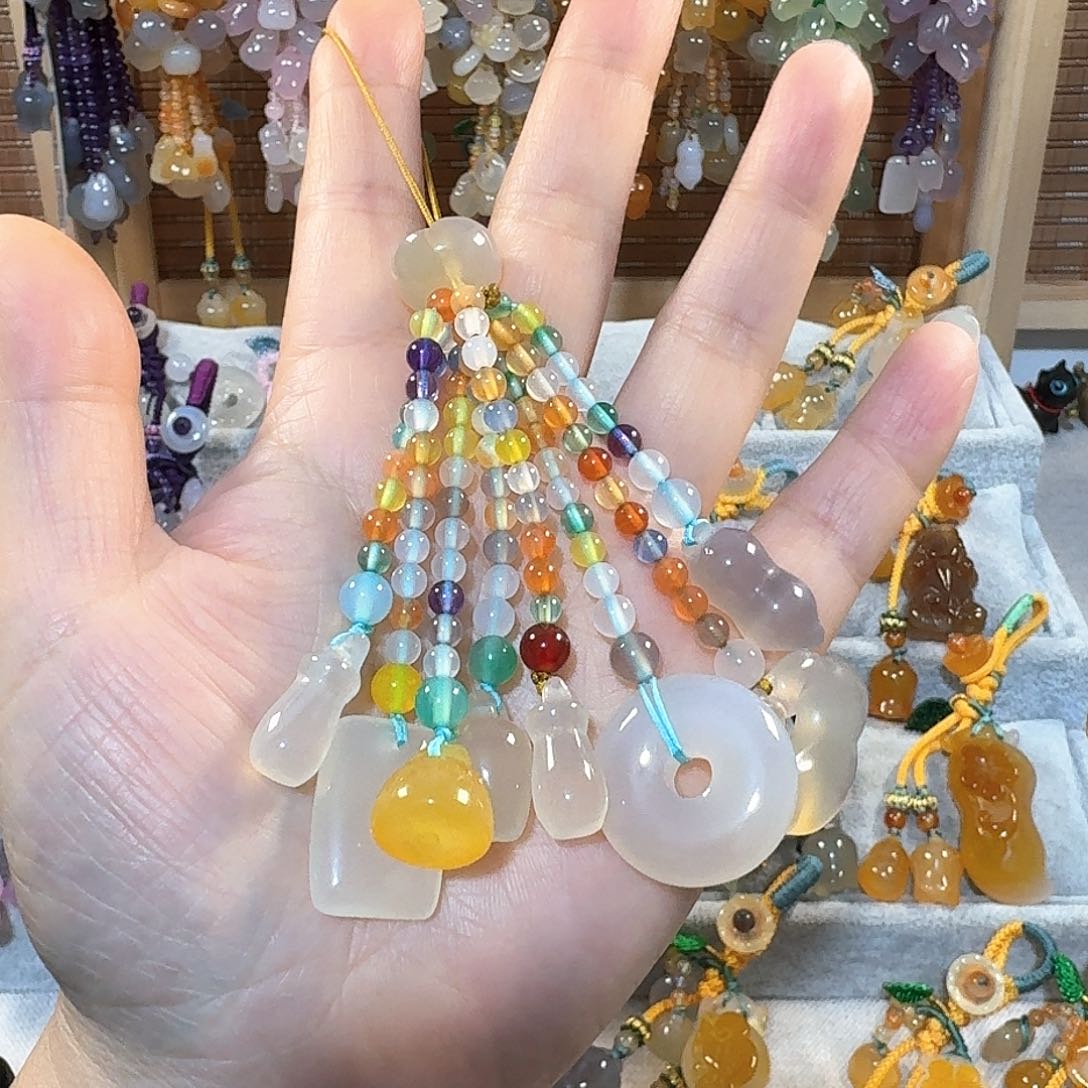 玛瑙/玉髓天然料子带有包容点福利款未镶嵌