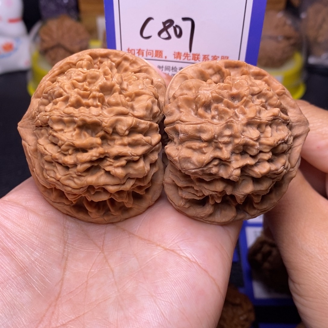 把件桃核55全品官帽c807