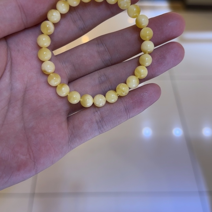 手链琥珀未镶嵌蜜蜡