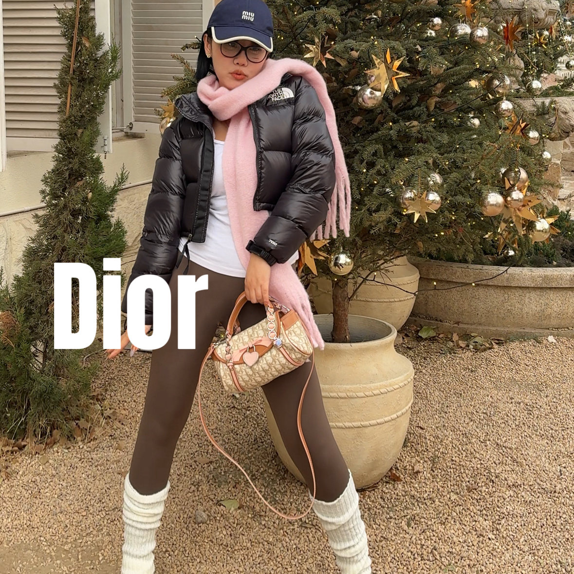 修复品619500/DIOR/迪奥爱心锁保龄球包