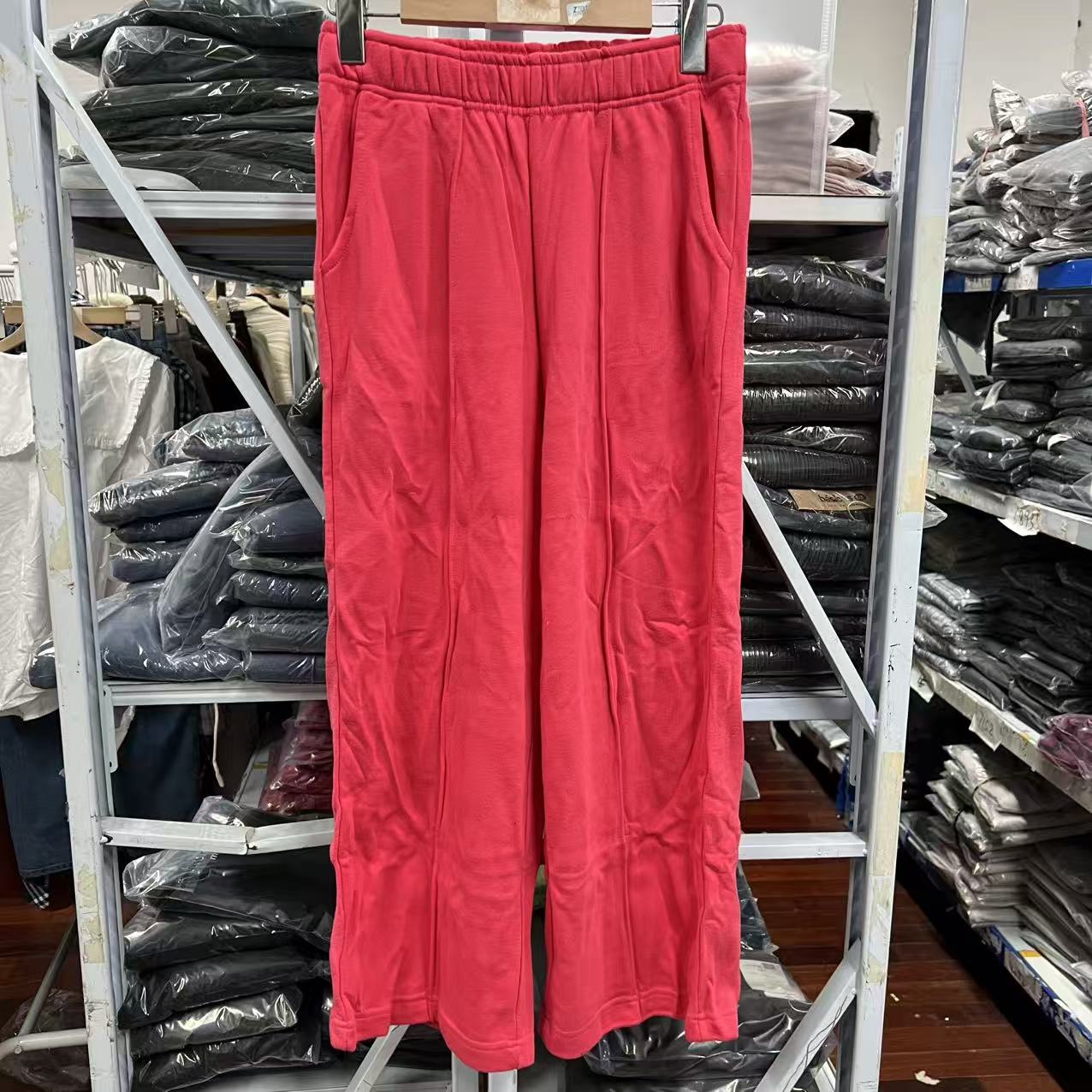 福惜 美单女士全棉毛圈卫裤长裤加厚 7545 7547