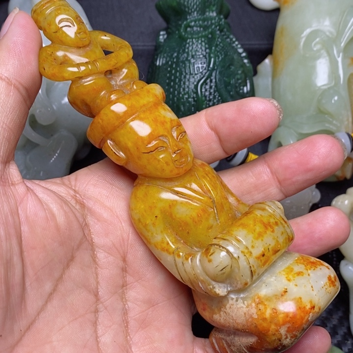 和田玉颈饰未镶嵌