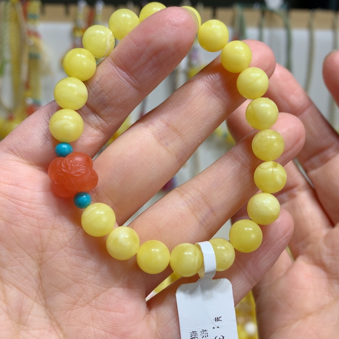 南红玛瑙手链未镶嵌8.4m m