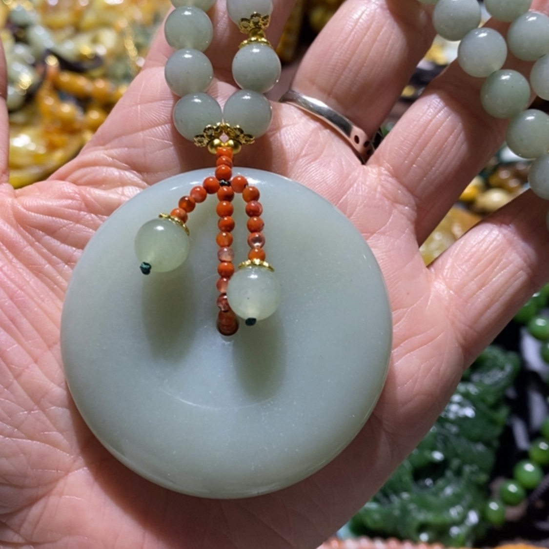 【闪购商品】和田玉毛衣链未镶嵌玥*