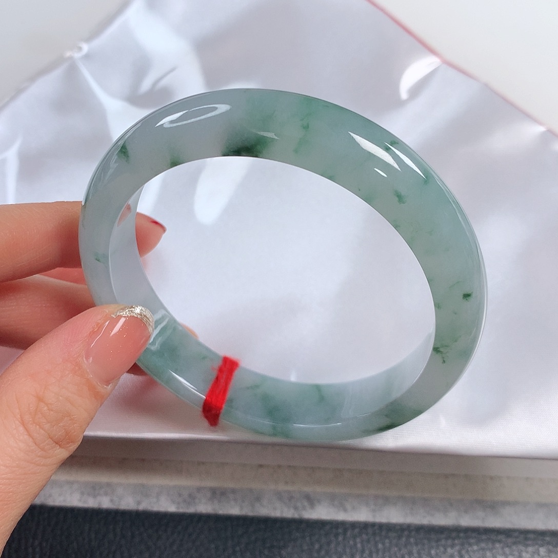 翡翠手镯未镶嵌 正圈①④②