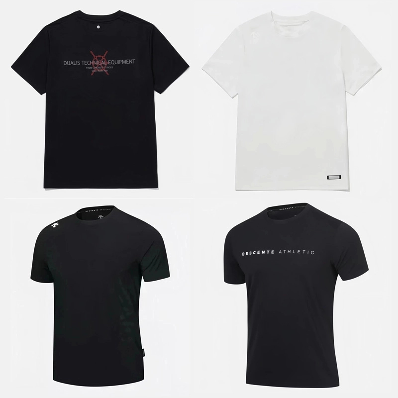 DESCENTE迪桑特春夏季男女户外休闲短袖透气舒适时尚修身韩版百搭