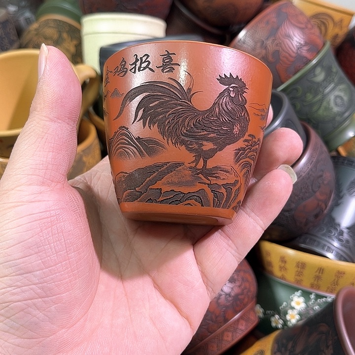 茶杯紫砂全手工紫砂主人杯