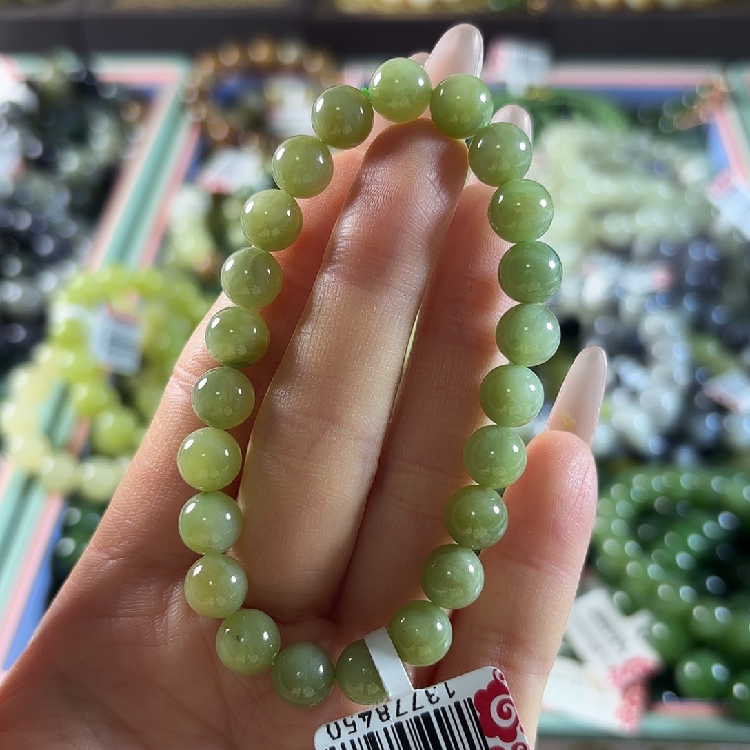 和田玉未镶嵌手链45