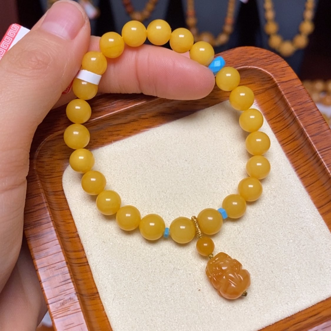 【闪购商品】蜜蜡手链未镶嵌手串