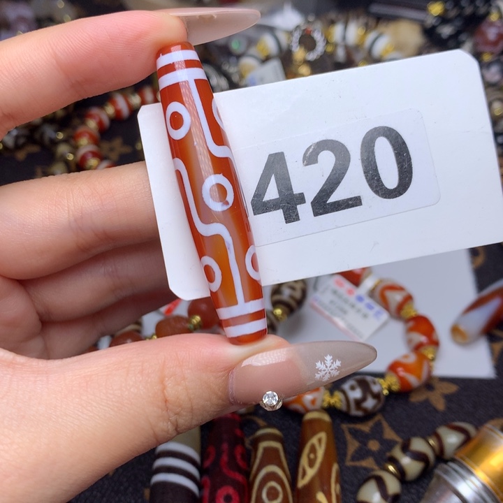 玛瑙/玉髓未镶嵌发一条