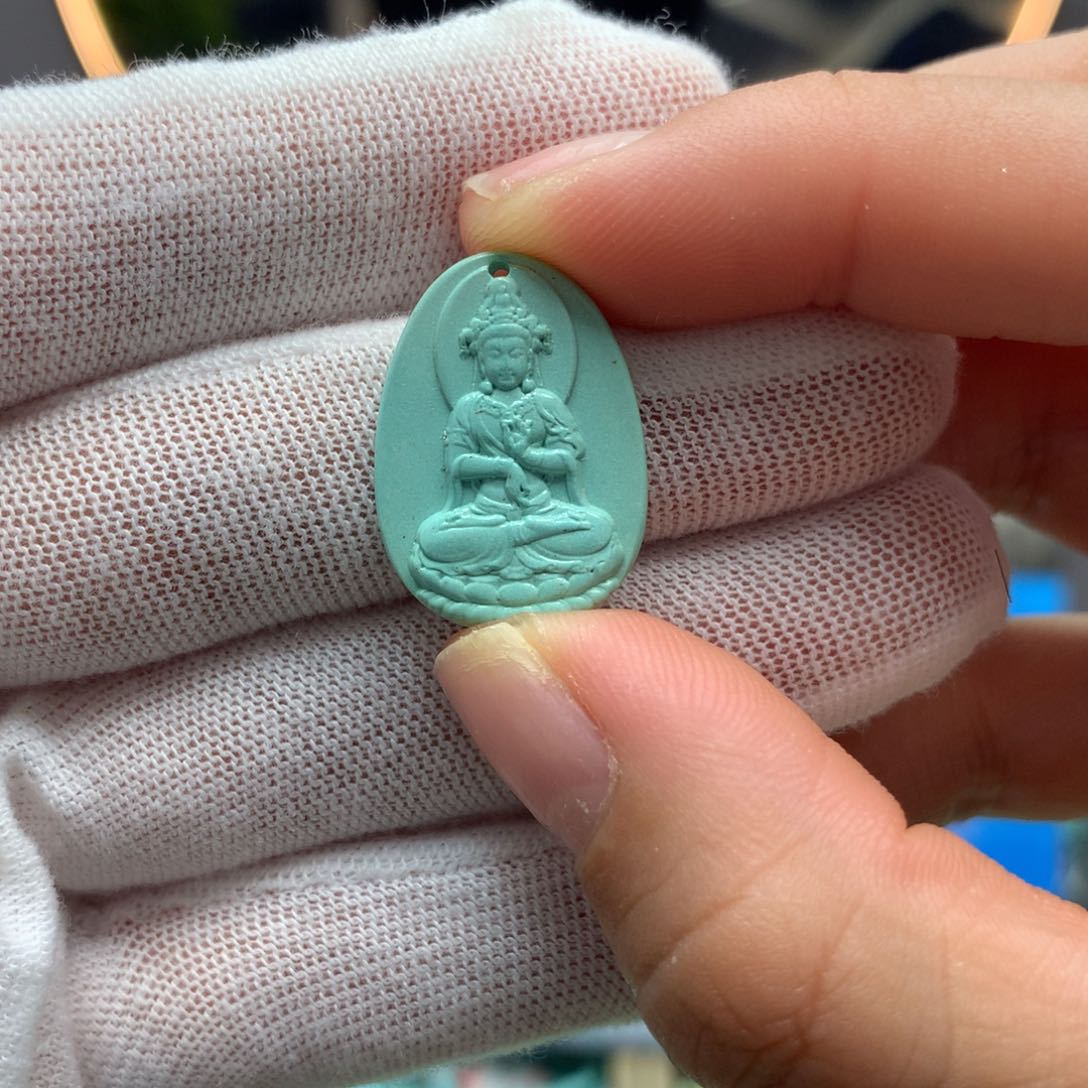 绿松石挂件未镶嵌