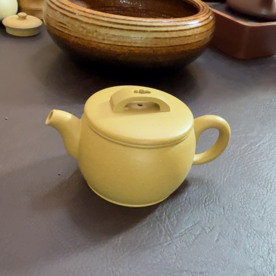 C***༄茶壶紫砂半手工汉瓦绿泥200cc