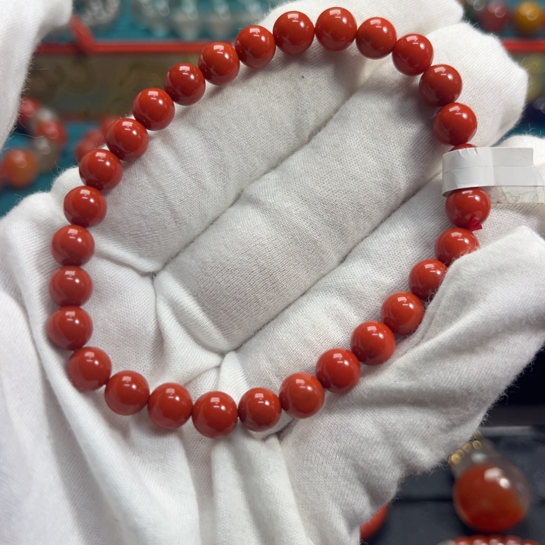 南红玛瑙未镶嵌手串