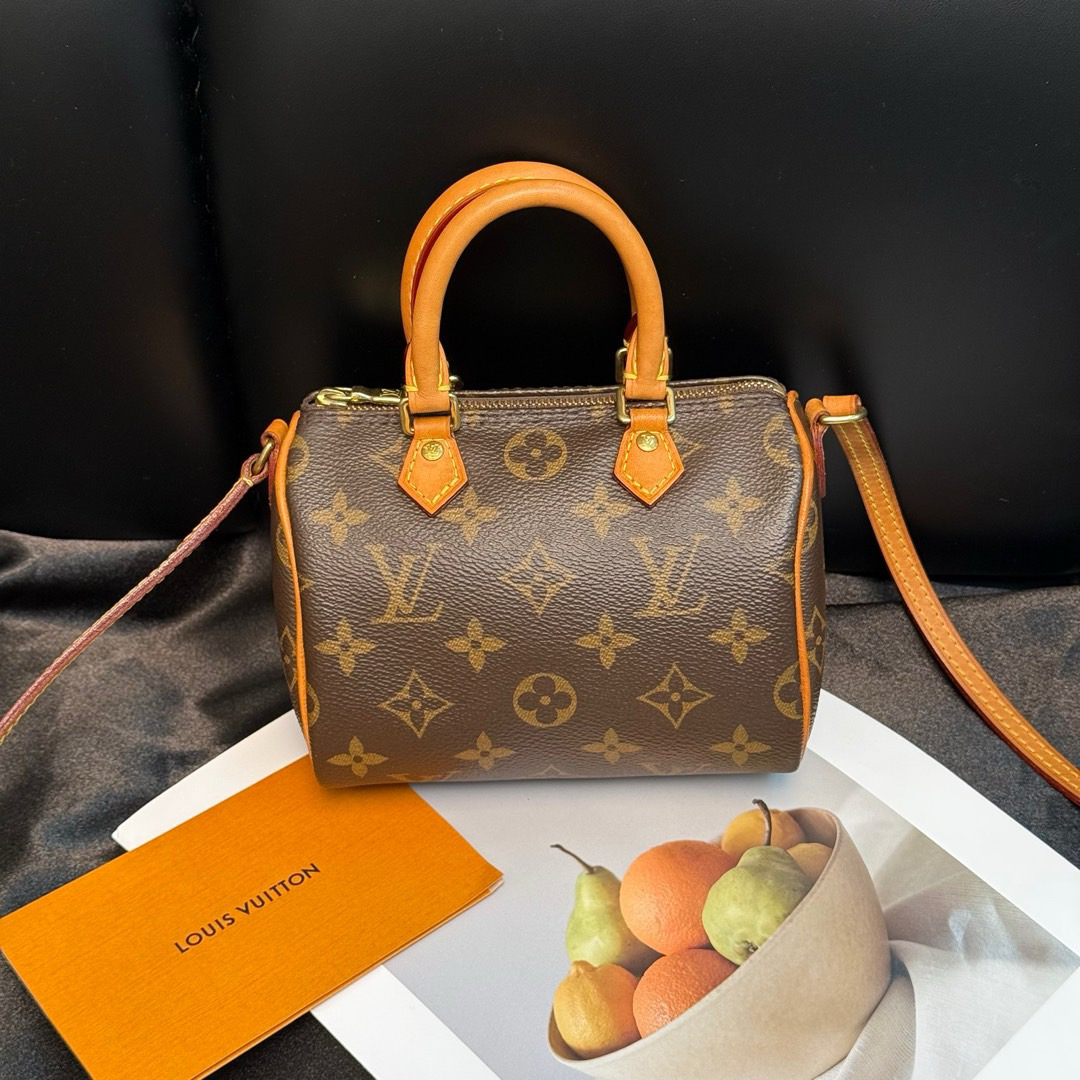 95新 LouisVuitton/路易威登 lv 老花 speedy nano /659423581