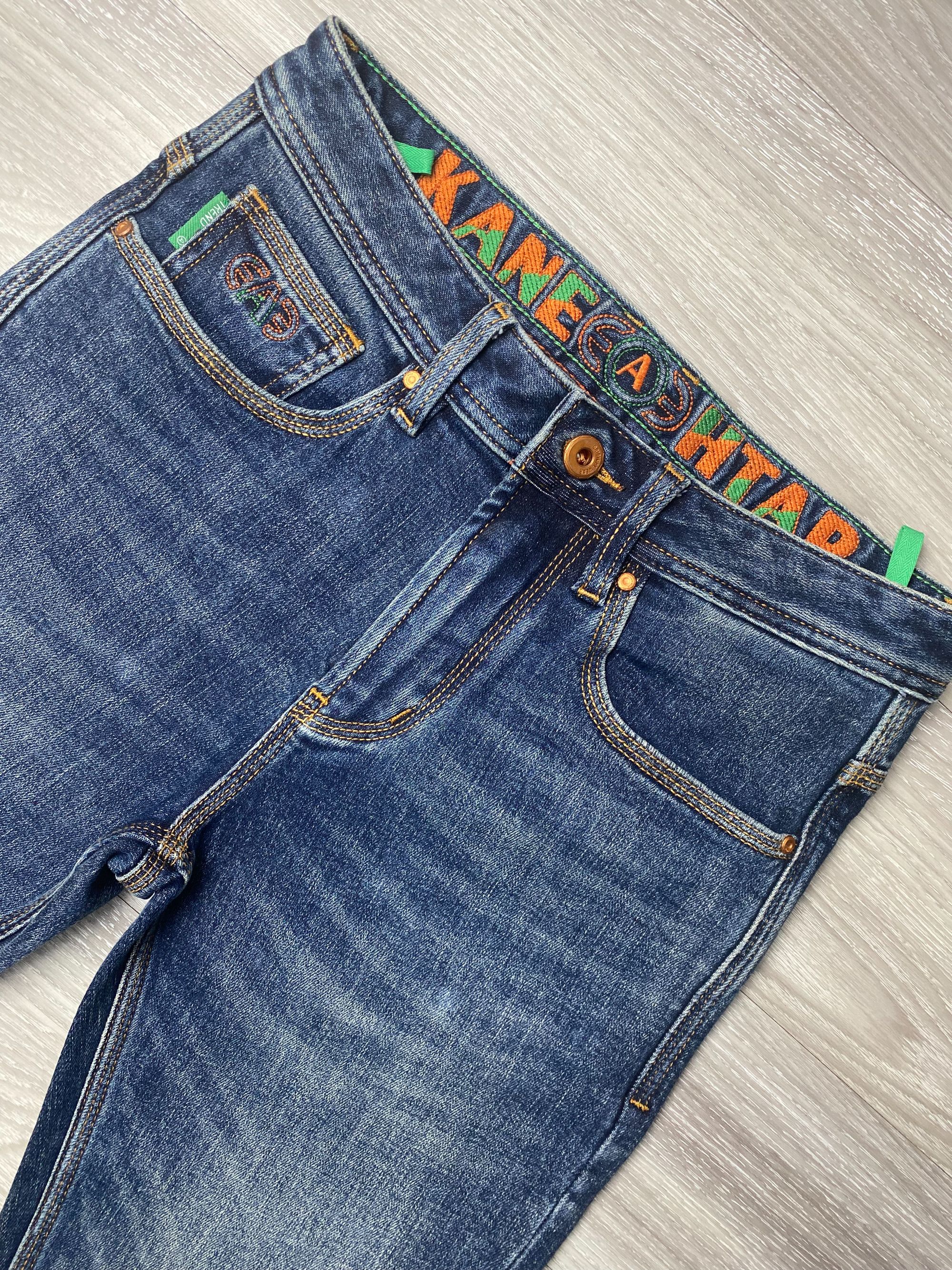 908牛仔裤秋冬季2025新款修身小直筒高端男裤潮流重工水洗百搭