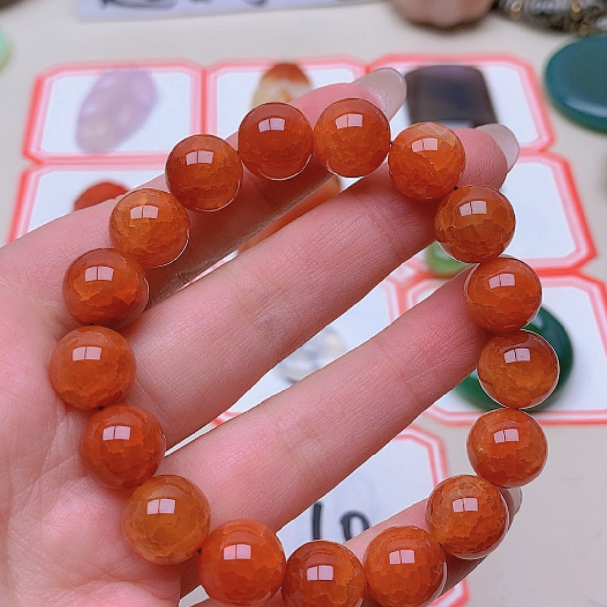 【闪购商品】未镶嵌玛瑙/玉髓珠宝半成品周***0