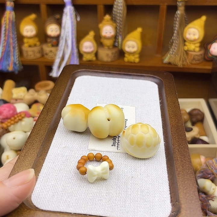 A***o猴头核桃吊坠富甲星星屁桃卡环