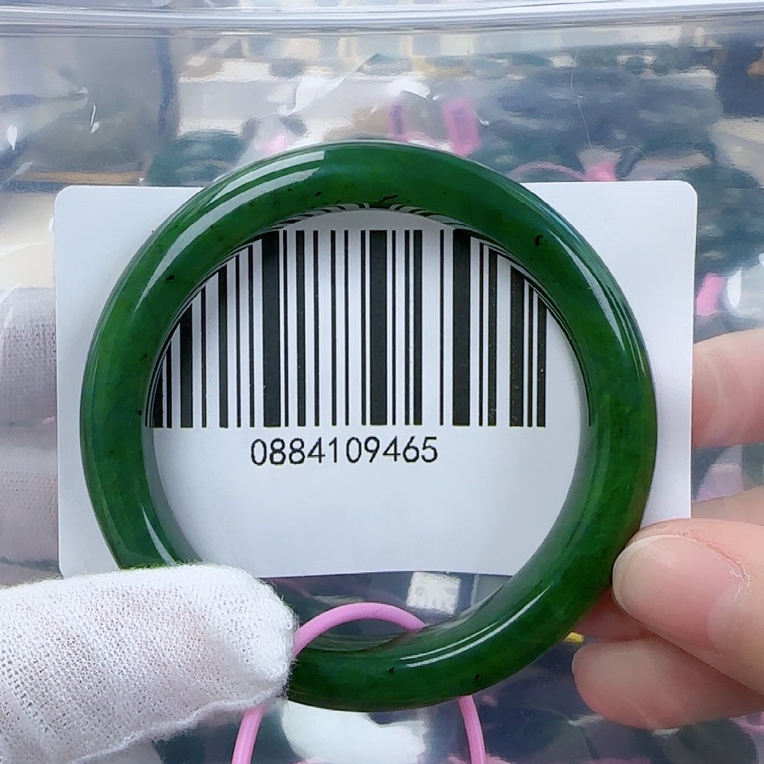 和田玉（碧玉）手镯未镶嵌5253