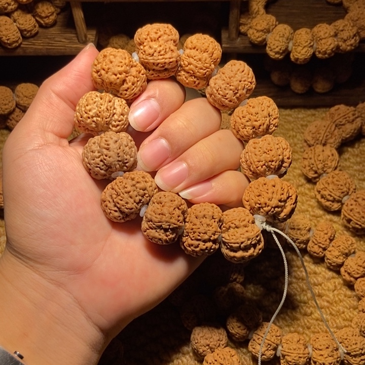 红***笑手串金刚菩提六瓣夹板