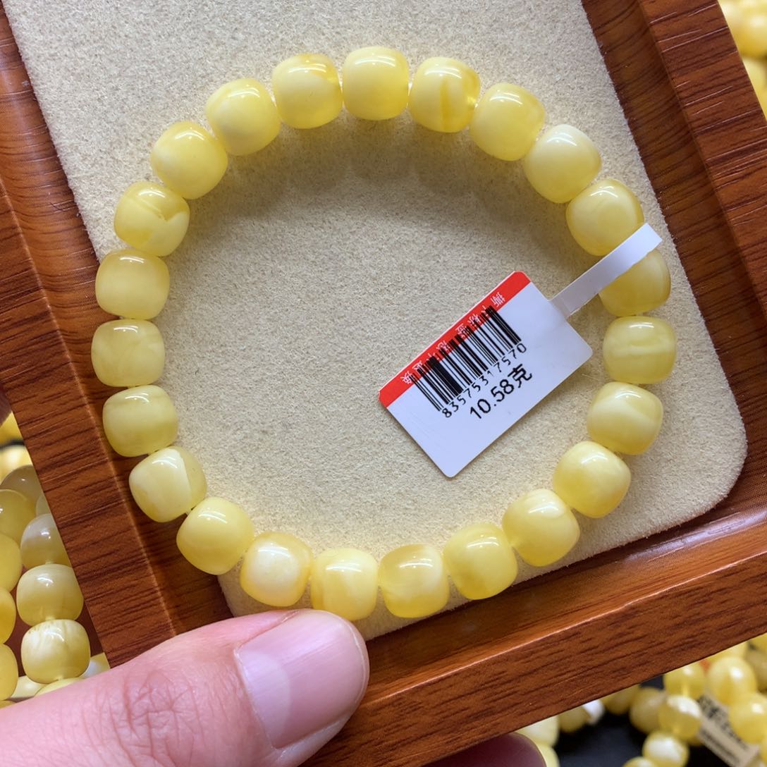 蜜蜡手链未镶嵌蜜蜡