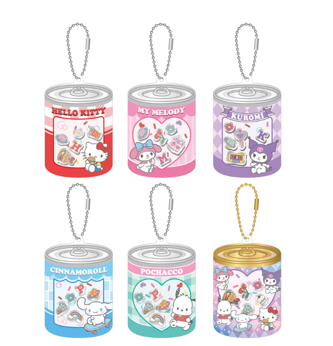 韩国正版三丽欧易拉罐摇摇乐钥匙扣挂件盲袋