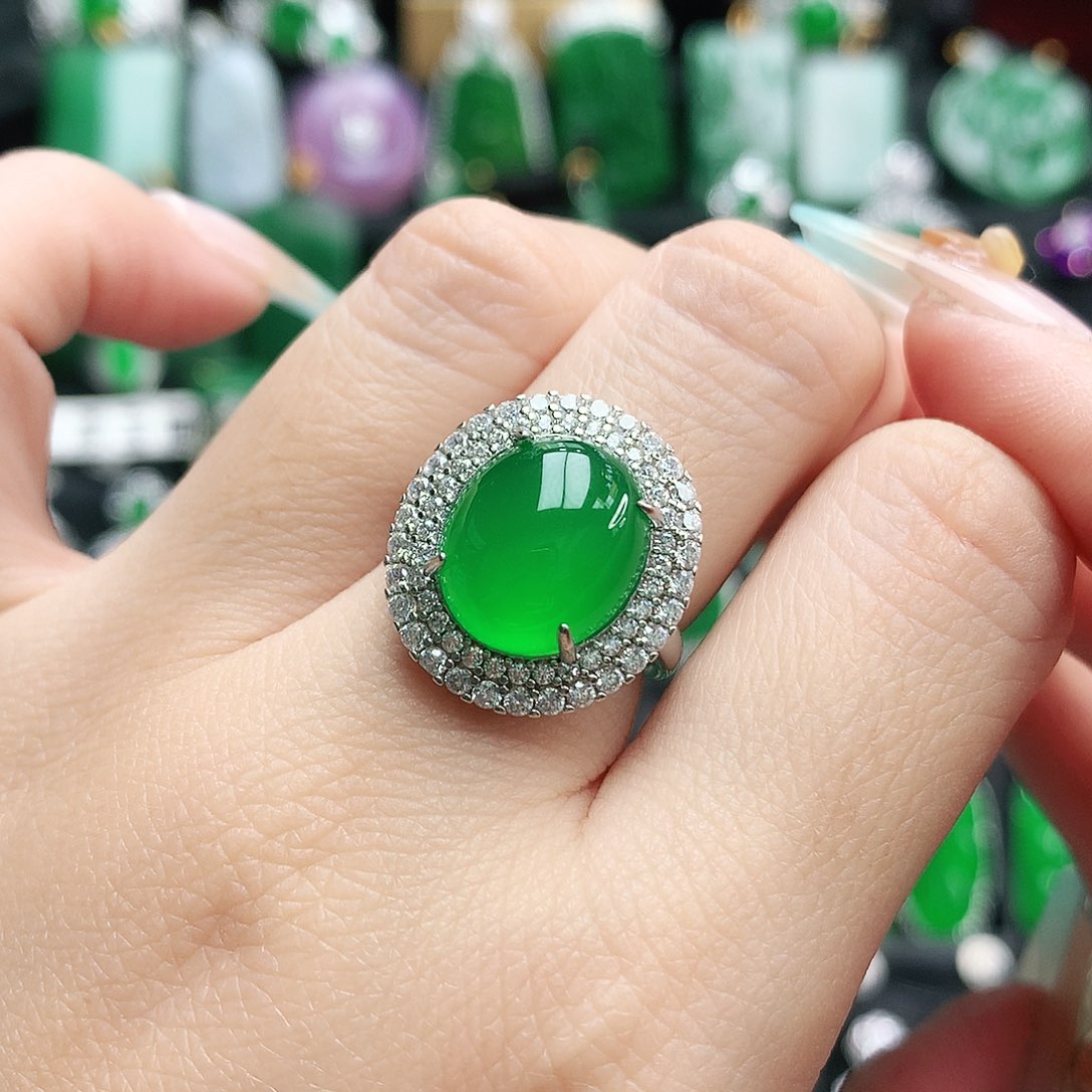 玛瑙/玉髓戒指未镶嵌